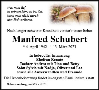 Manfred Schubert