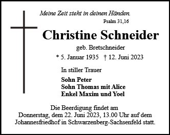 Christine Schneider