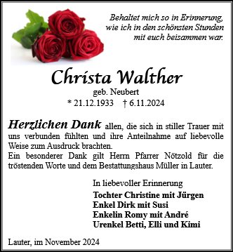 Christa Walther