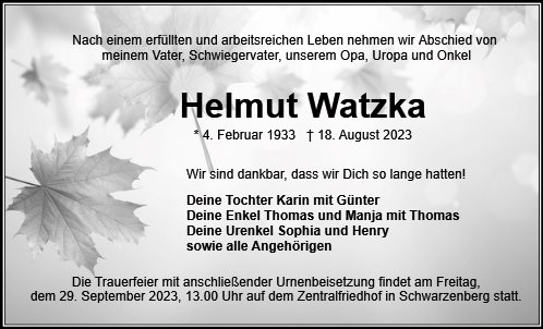 Helmut Watzka