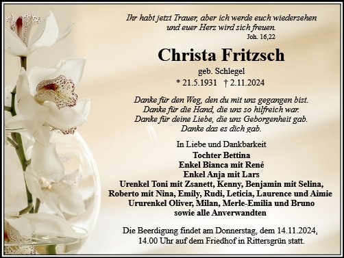 Christa Fritzsch