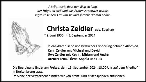 Christa Zeidler