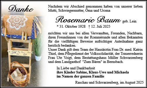Rosemarie Baum