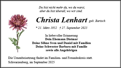 Christa Lenhart