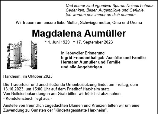 Magdalena Aumüller