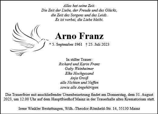 Arno Franz