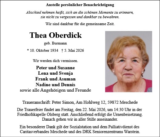 Thea Oberdick