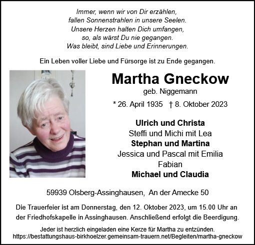 Martha Gneckow