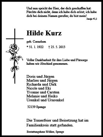Hilde Kurz 