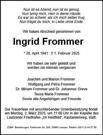 Ingrid Frommer