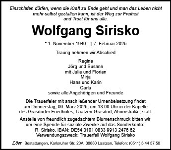 Wolfgang Sirisko