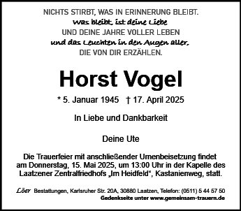 Horst Vogel