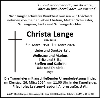 Christa Lange