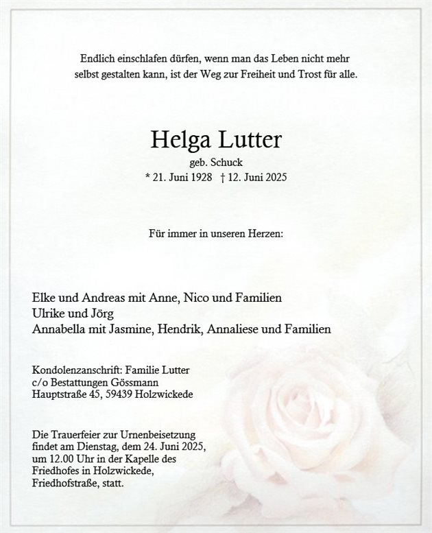 Helga Lutter