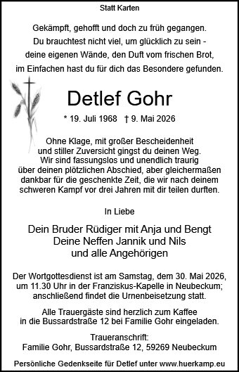 Detlef Gohr
