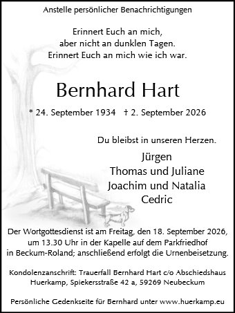 Bernhard Hart