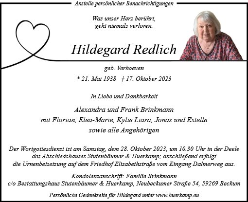 Hildegard Redlich