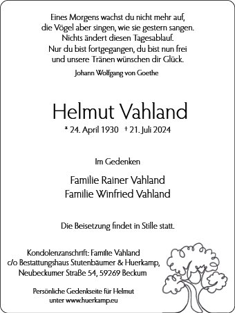 Helmut Vahland