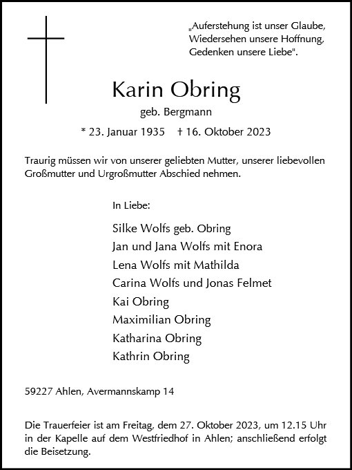 Karin Obring