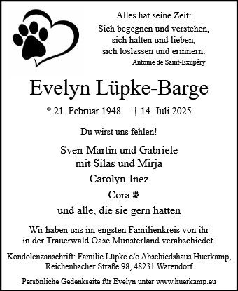 Evelyn Lüpke-Barge