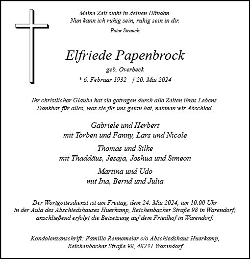 Elfriede Papenbrock