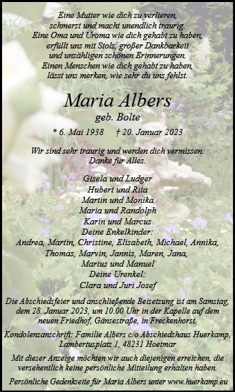 Maria Albers