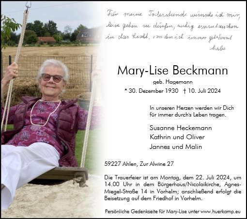 Mary-Lise Beckmann