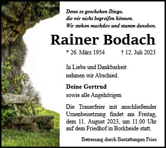 Rainer Bodach
