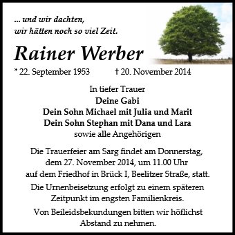 Rainer Werber