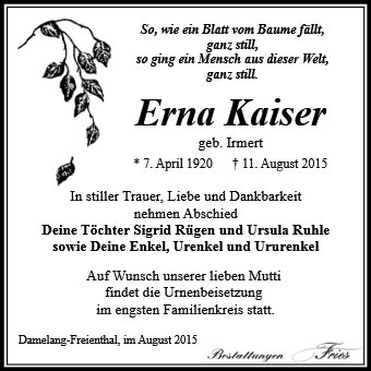 Erna Kaiser