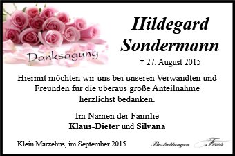 Hildegard Sondermann