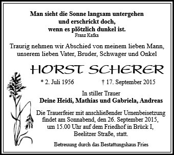 Horst Scherer
