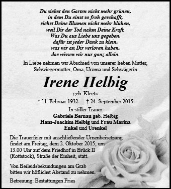 Irene Helbig