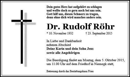 Rudolf Röhr