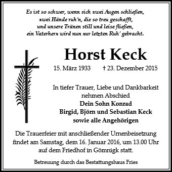 Horst Keck