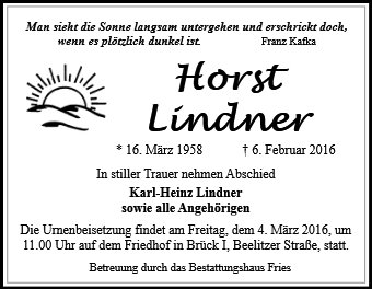 Horst Lindner
