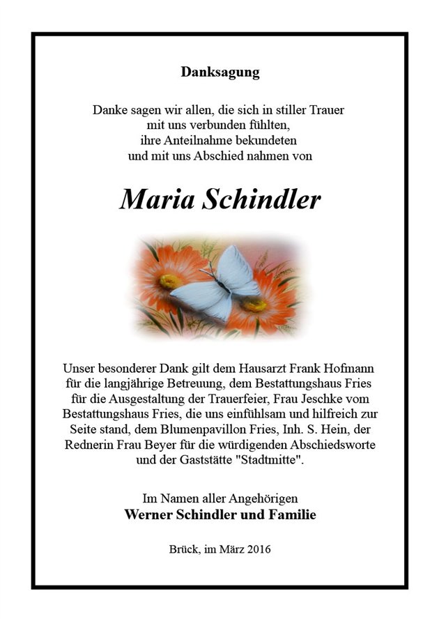Maria Schindler