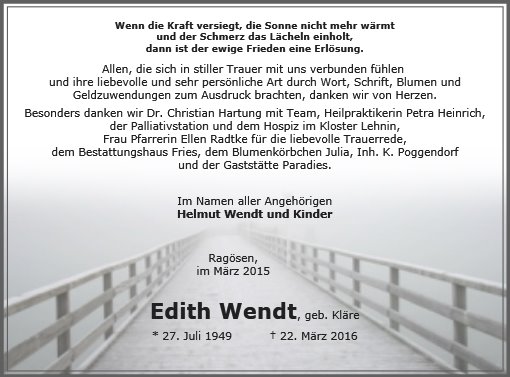 Edith Wendt