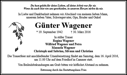Günter Wagener
