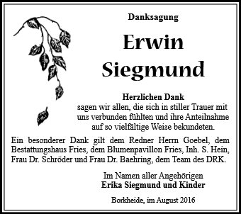 Erwin Siegmund