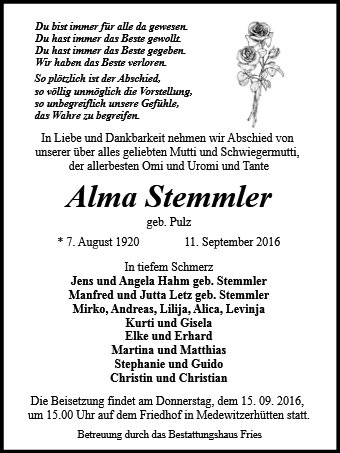 Alma Stemmler
