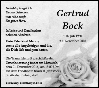 Gertrud Bock