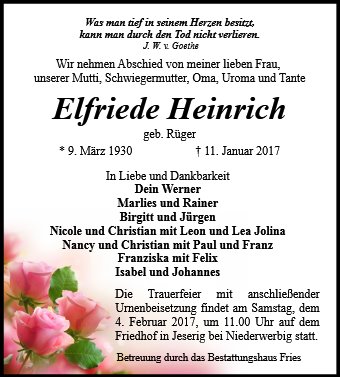 Elfriede Heinrich