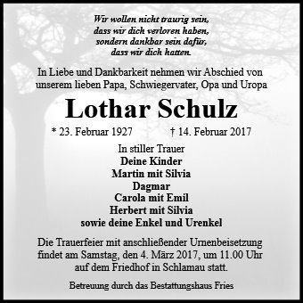 Lothar Schulz