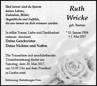 Ruth Wricke
