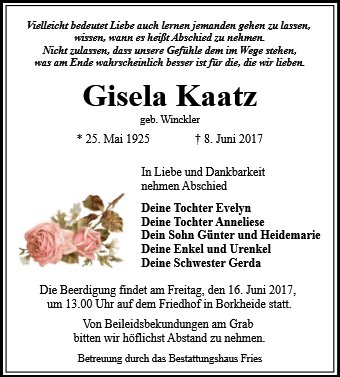 Gisela Kaatz