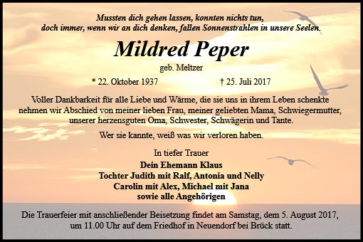 Mildred Peper