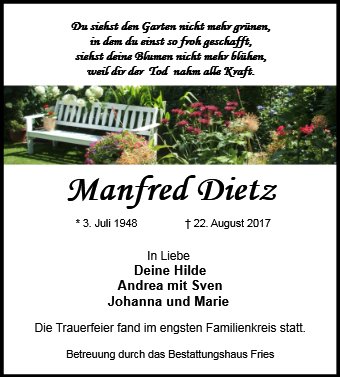 Manfred Dietz