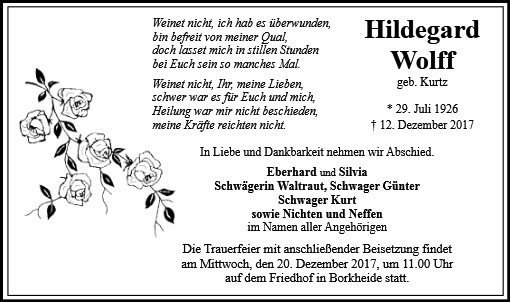 Hildegard Wolff