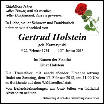 Gertrud Holstein